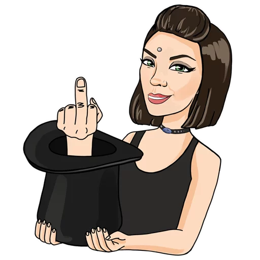 🖕 Стикер «AgentSmith_ito» для Telegram