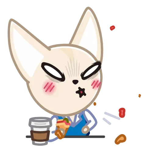 😵 Стикер «Aggretsuko» для Telegram