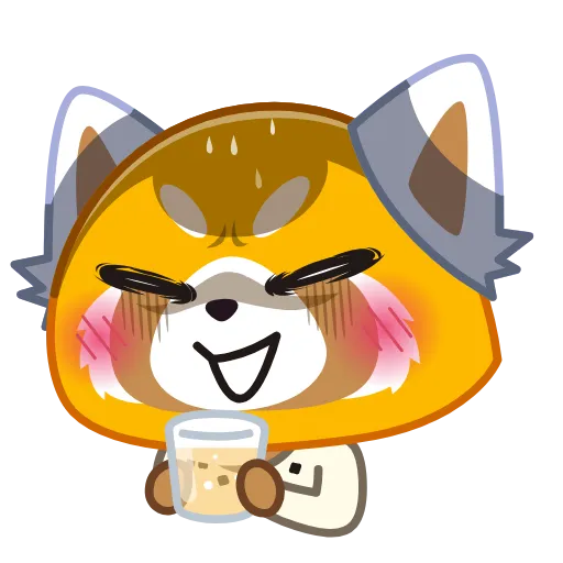 😅 Стикер «Aggretsuko» для Telegram