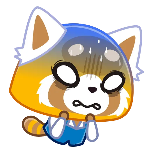 😨 Стикер «Aggretsuko» для Telegram