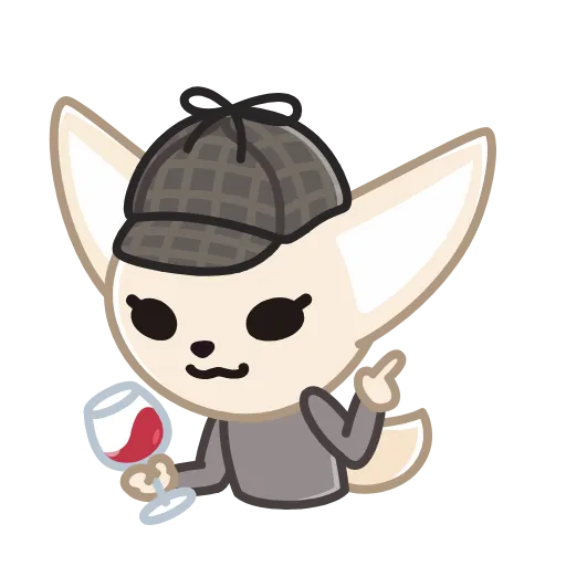 🕵️ Стикер «Aggretsuko» для Telegram