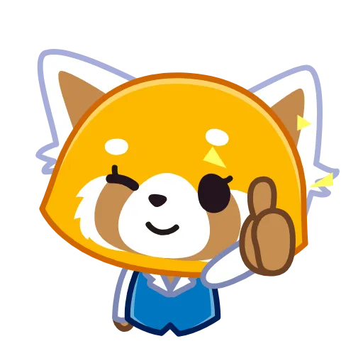 👍 Стикер «Aggretsuko» для Telegram
