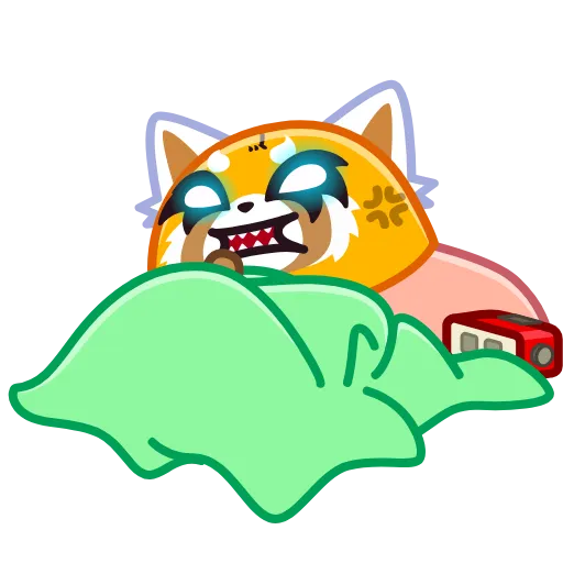 😴 Стикер «Aggretsuko» для Telegram