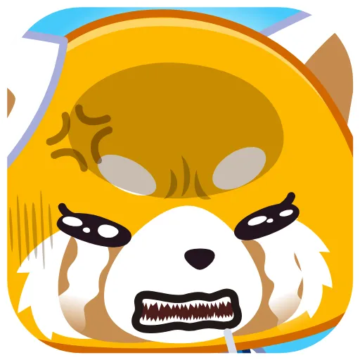 😭 Стикер «Aggretsuko» для Telegram
