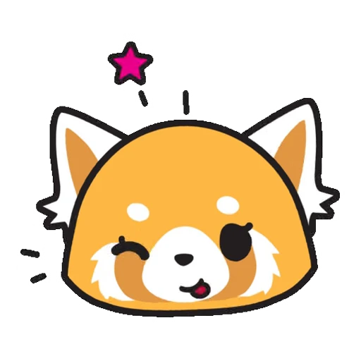 😉 Стикер «Aggretsuko» для Telegram