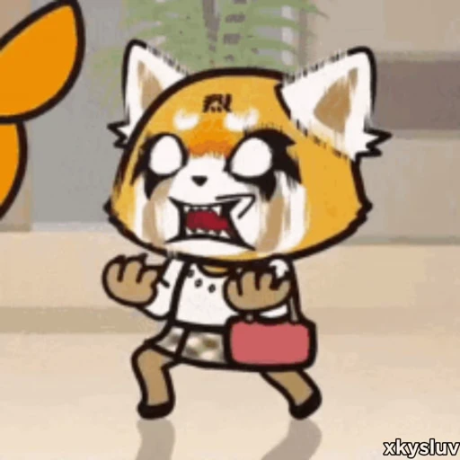 😌 Стикер «Aggretsuko» для Telegram
