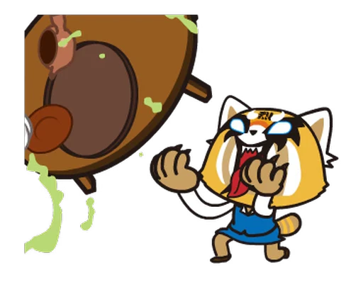⭐ Стикер «Aggretsuko» для Telegram