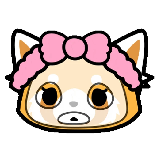 💆‍♀️ Стикер «Aggretsuko» для Telegram