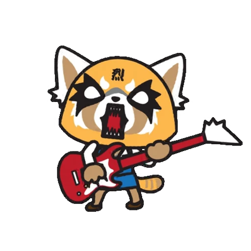 🎸 Стикер «Aggretsuko» для Telegram
