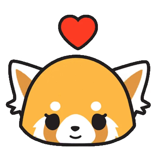 ❤️ Стикер «Aggretsuko» для Telegram