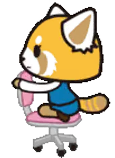 Стикерпак Aggretsuko для Telegram