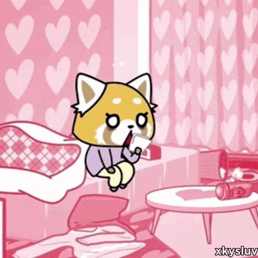 😱 Стикер «Aggretsuko» для Telegram