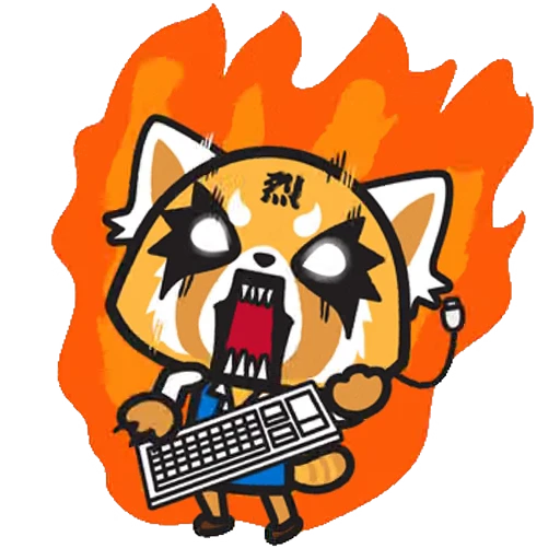 🔥 Стикер «Aggretsuko» для Telegram