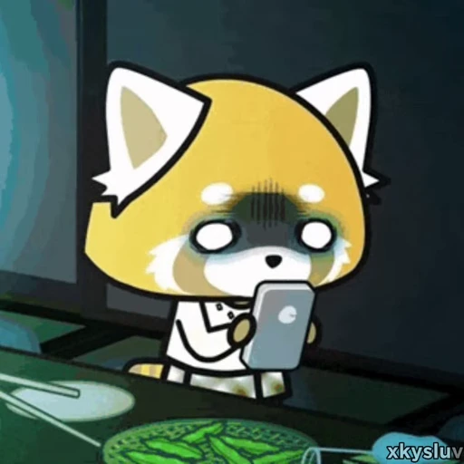 😰 Стикер «Aggretsuko» для Telegram