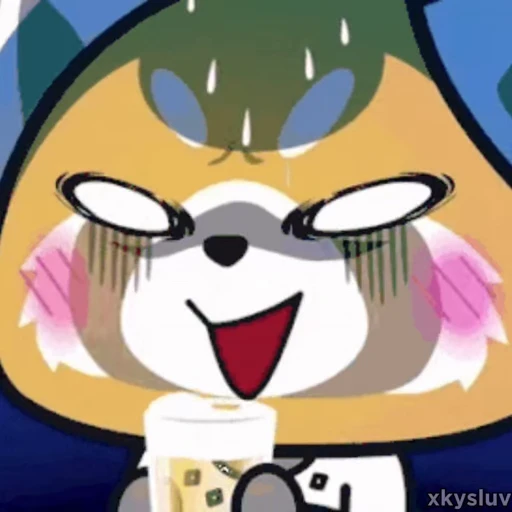 😰 Стикер «Aggretsuko» для Telegram