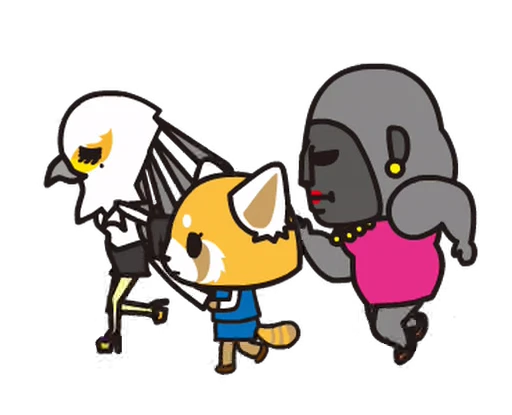 ⭐ Стикер «Aggretsuko» для Telegram