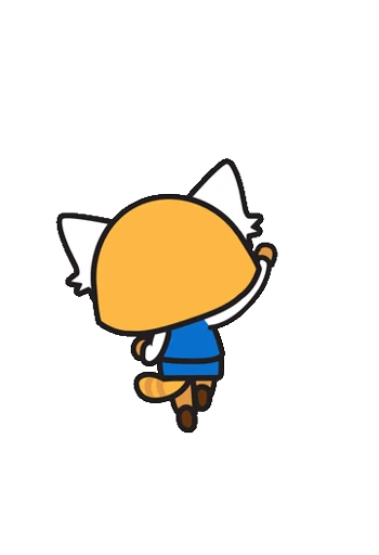 🥳 Стикер «Aggretsuko» для Telegram