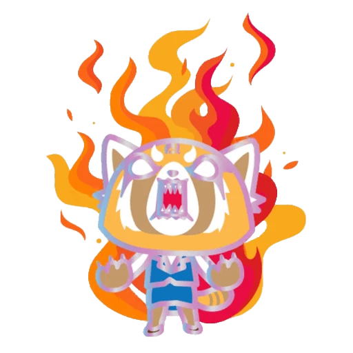 🔥 Стикер «Aggretsuko» для Telegram