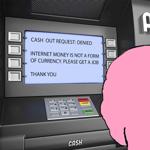 💲 Стикер «Imminent Crash» для Telegram