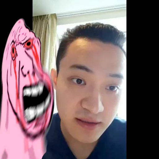 😐 Стикер «Imminent Crash» для Telegram