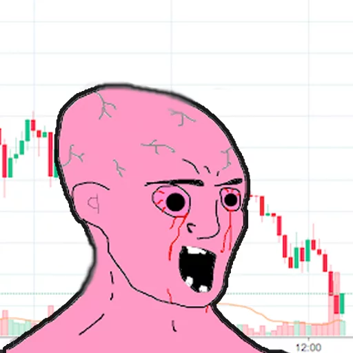 📉 Стикер «Imminent Crash» для Telegram