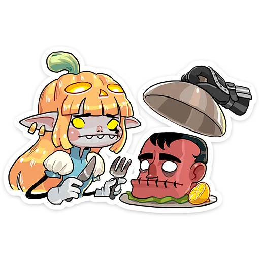 🍴 Стикер «Агнес» для Telegram