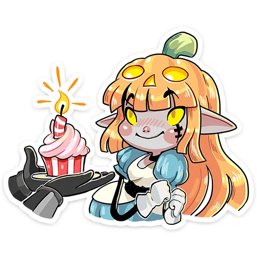 🎂 Стикер «Агнес» для Telegram