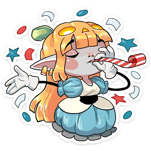 🥳 Стикер «Агнес» для Telegram