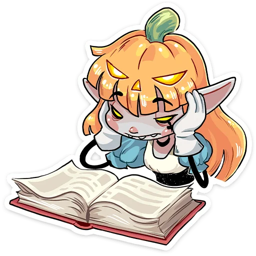 📖 Стикер «Агнес» для Telegram