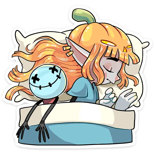 😴 Стикер «Агнес» для Telegram