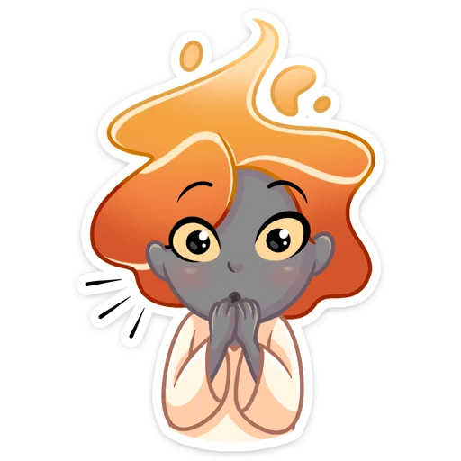 🤨 Стикер «Агния» для Telegram