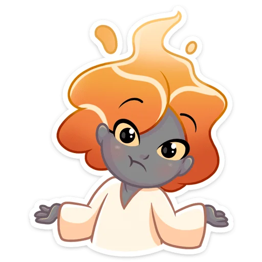 🤷 Стикер «Агния» для Telegram