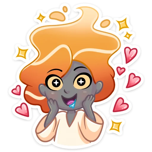 😍 Стикер «Агния» для Telegram