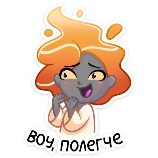 😬 Стикер «Агния» для Telegram