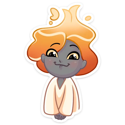 ☺ Стикер «Агния» для Telegram