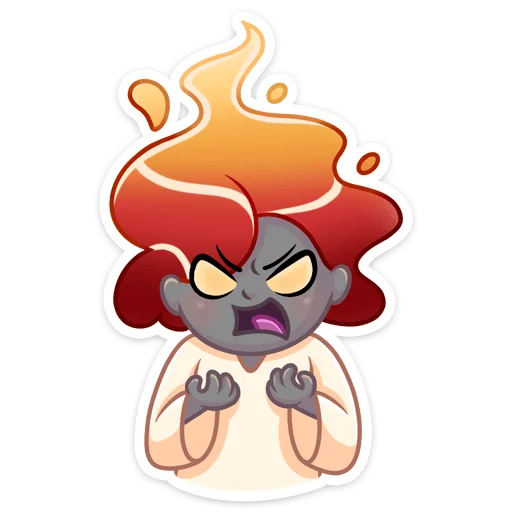 😠 Стикер «Агния» для Telegram