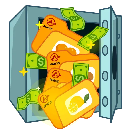 📁 Стикер «AGROS» для Telegram
