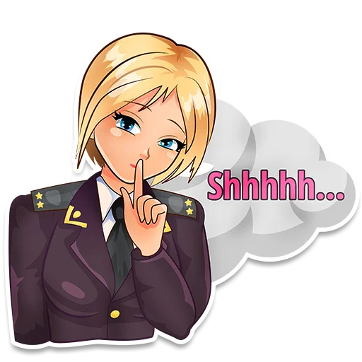 🤫 Стикер «AhegaoVerif» для Telegram