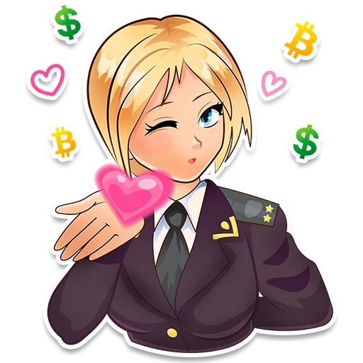 😘 Стикер «AhegaoVerif» для Telegram