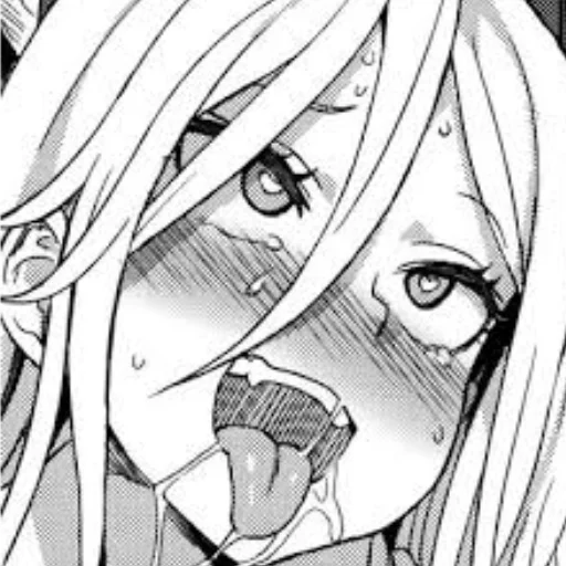 🔞 Стикер «ahegao faces» для Telegram