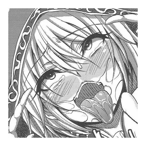 😛 Стикер «ahegaotyans» для Telegram