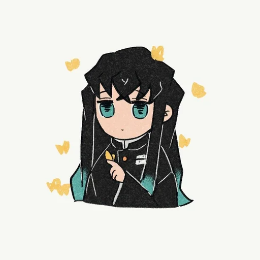 🌟 Стикер «Muichiro Tokito Kimetsu no Yaiba» для Telegram