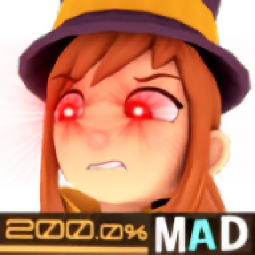 😡 Стикер «A Hat In Time Memes» для Telegram
