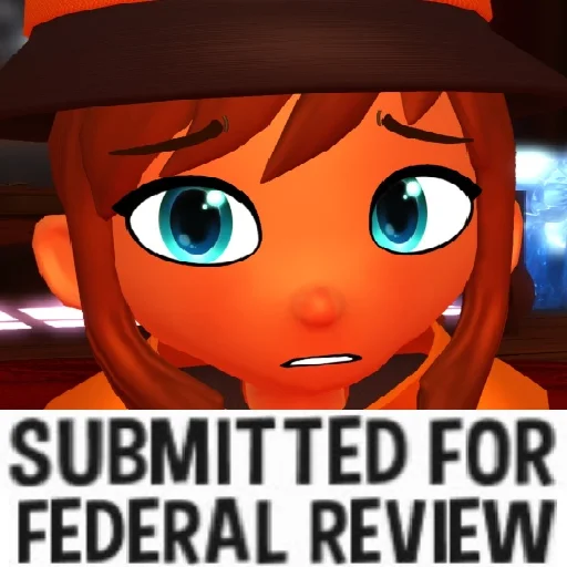 👮 Стикер «A Hat In Time Memes» для Telegram