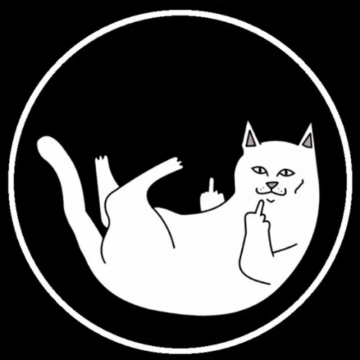 🖕 Стикер «ах..на» для Telegram