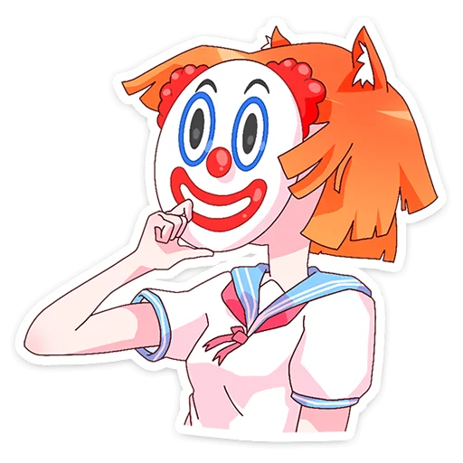 🤡 Стикер «Айко-тян» для Telegram
