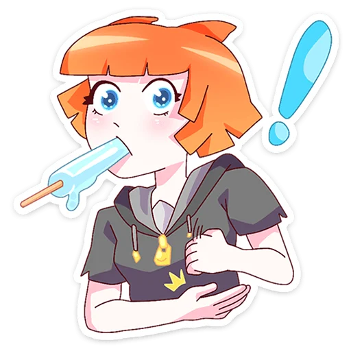 🍦 Стикер «Айко-тян» для Telegram
