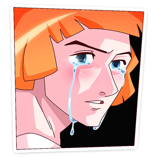 😭 Стикер «Айко-тян» для Telegram