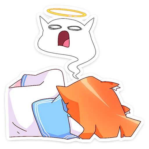 ⚰️ Стикер «Айко-тян» для Telegram