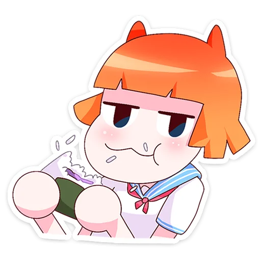 🍫 Стикер «Айко-тян» для Telegram